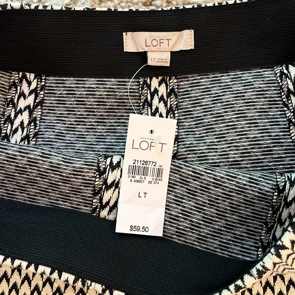 LOFT Chevron Knit Skirt - Picture 3 of 5